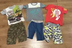 中古 120cm Tシャツ　ハーフパンツ　セット