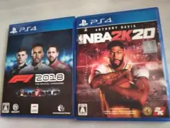 F1 2018 & NBA 2K20 PS4セット