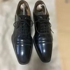 REGAL 黒 レザードレスシューズ ストレートチップ