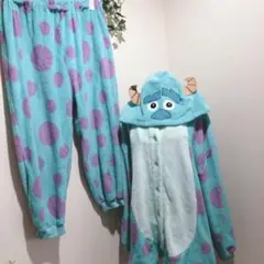 【PIXAR】サリー ルームウェア パジャマ L 上下セット モンスターズインク