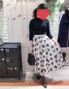 ノエラ✨️花柄 チュールスカート✨️ドット フラワー柄