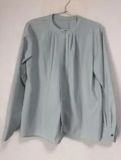 ミントグリーン 長袖シャツ
