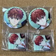 FGO ホテルカルデア 千子村正 缶バッジ・キーホルダー4点セット