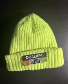 蛍光イエロー ニット帽 DUALISM