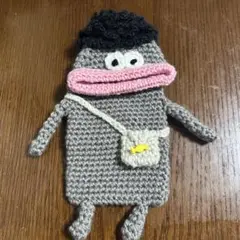 パクパクモンスター スマホケース モジャ頭