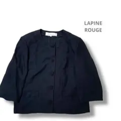 LAPINE ROUGE ラピーヌ ノーカラージャケット 17 黒　発表会　式典