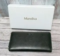 Mandiva　財布 レディース 長財布 本革