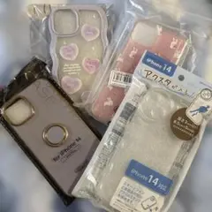 iPhone 14用ソフトケースセット