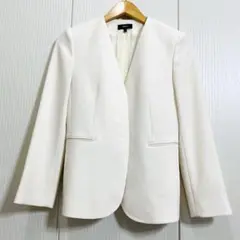 24年製 Theory Admiral Crepeノーカラージャケット