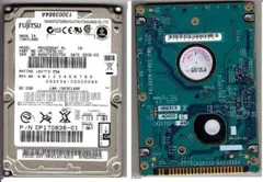 IDE 2.5" ハードディスク 80GB と USBケーブル