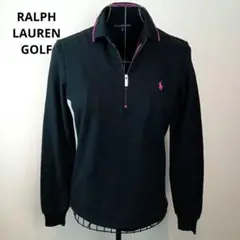 ★RALPH LAUREN GOLF★ラルフローレン★S★黒ポロシャツ★刺繍有★