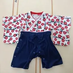 袴　ベビー服　CROISSANCE BÉBÉ 花柄