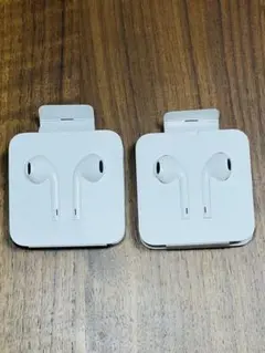 Apple純正ライトニング有線イヤホン 2個セット　未使用品