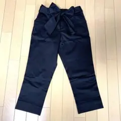 デビュードフィオレバイレッセパッセ　ストレッチクロップドパンツ　黒　日本製　S