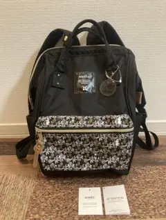 新品　anelo アネロ　口金リュック　ムーミンコラボ　黒