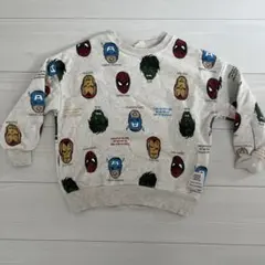 マーベル裏起毛スウェット120cm