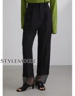STYLEMIXER アンクルシアーテーパードパンツ