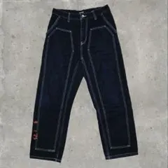 希少 XLARGE ダークデニム パンツ サイズ30