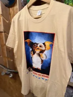 映画 グレムリン Gizmo Mogwai ギズモ Tシャツ ベージュ L