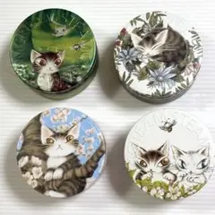 わちふぃーるど　ダヤンスチームクリーム空き缶×4個