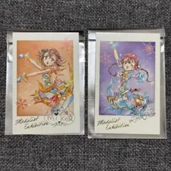 メダリスト展 ランダムフォトカード 鹿本すず ミケ 三家田涼佳 2枚セット