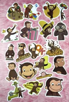 おさるのジョージステッカーセット　1