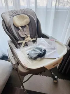 ★美品★Aprica ユラリズムオート ペールグレー