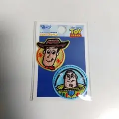 新品ウッディ バズ・ライトイヤー 刺繍ワッペン 2枚入　ディズニートイストーリー