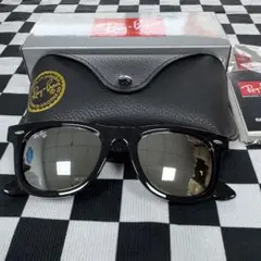 新品未使用✨Ray-Ban NEW WAYFARER サングラス 黒×グレー