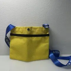 イエロー メッシュ サコッシュ