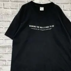 USA製90sヴィンテージTシャツ！シングルステッチ　ブラック半袖古着XL722