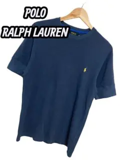 POLO RALPH LAUREN ネイビー ワッフルTシャツ M 日本製