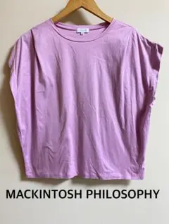 マッキントッシュフィロソフィー　ノースリーブTシャツ トップス　ピンク　38