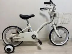 あさひオリジナル自転車 14インチ(補助あり)アイボリー