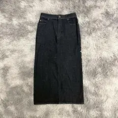 『a.v.v』アー・ヴェ・ヴェ　デニムスカート　ネイビー　デニム　タイト　ロング