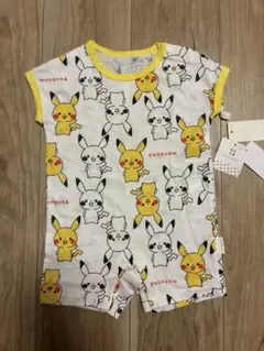 モンポケ　ピカチュウ　半袖ロンパース70 新品