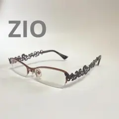 ZIO ジオ　パープル おしゃれメガネフレーム　フローラ13