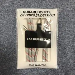 SUBARU オリジナル インプレッサロゴ入りフォンタブストラップ