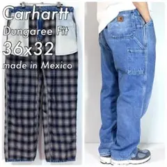 美色 Carhartt W36L32 オンブレネルライナーデニムペインターパンツ