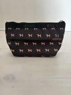 未使用タグ付　LeSportsac ポーチ　シバピクセル　柴　犬 ピクセルアートの柴犬がキュートな新作が登場！ | ONWARD