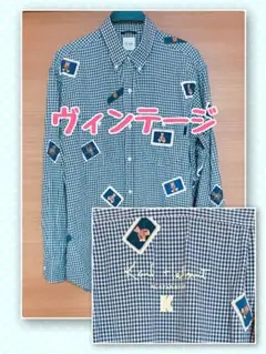【レア】Karl Helmut カールヘルム パッチワーク 長袖シャツ 金子功