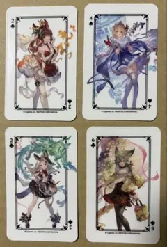グラブル　エウロペ　セン　等　トランプ　季節限定　グランサイファーキッチン