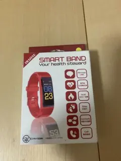 SMART BAND レッド スマートウォッチ　210-132365