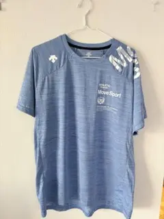 デサントMoveSport ライトブルー シャツ