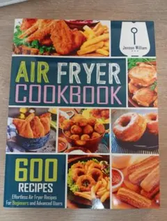 【美品】Air Fryer Cookbook　ペーパーバック