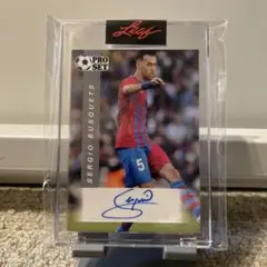 Sergio Busquets サイン入りカード PRO SET