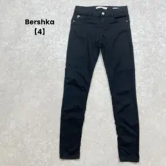 a2144＊Bershka スキニーデニム　黒【4】シンプル　カジュアル