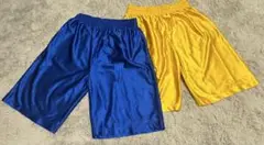 バスケットボールパンツ 青 黄