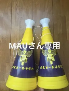 甲子園　関東第一応援グッズ（メガホン2個）