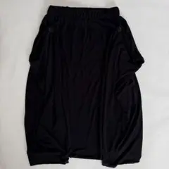 GGD サルエルパンツ　モード　ブラック　フリーサイズ　ドローコード